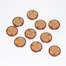 10x LEGO® Tile 2x2 Round Tree