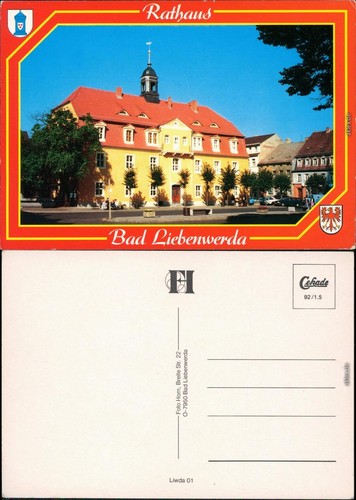 Ansichtskarte bad liebenwerda - ansichtskarte,