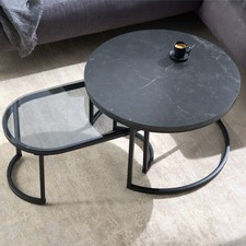 2er Set Couchtisch ELEGANCE