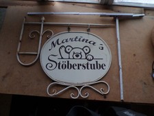 Ladenschild - Werbeschild-  Kneipenschild - Ausleger / ca 70 x 58 cm