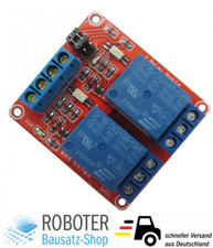 2 Kanal Relay Relais 5V High / Low Level Trigger einstellbar Arduino Raspberry