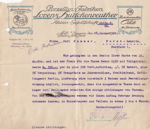 Selb brief 1922 - selb,,