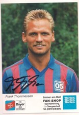 Autogramm Frank Thommessen Fußballspieler Bayer 05 Originalunterschrift