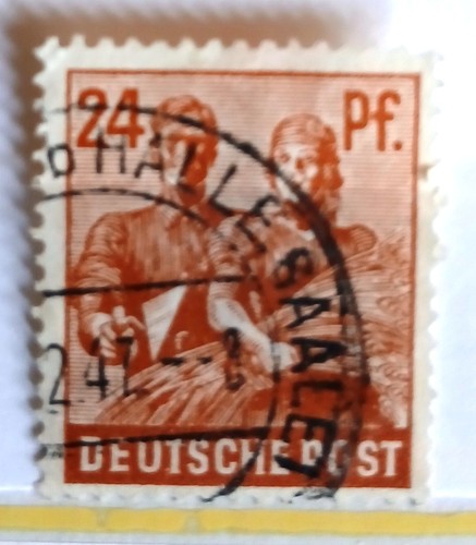 Briefmarke deutsche post - briefmarke,