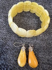 Bernstein Ohrringe Armband