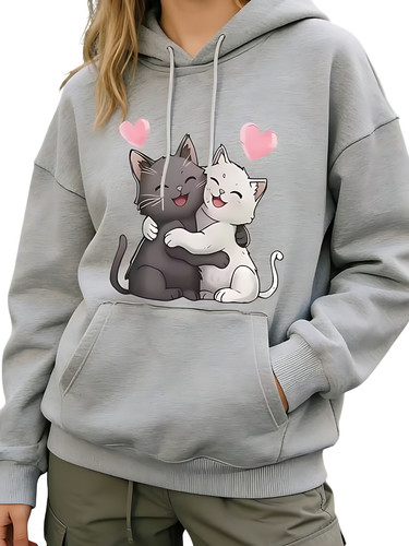 Süßer katzen hoodie unisex - katzen,