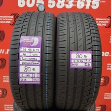 2x 225 45 R19 96W XL Continental Premium Contact 6 5.0/5.0mm Ref. 6613