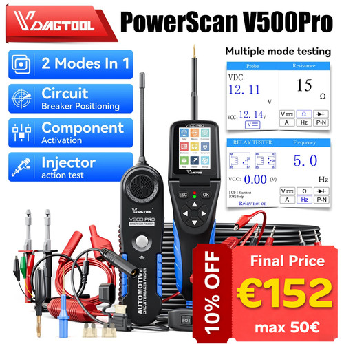 12v 24v vdiagtool - 12v/24v, v500