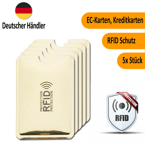 Rfid schutzhülle blocker - 5x,