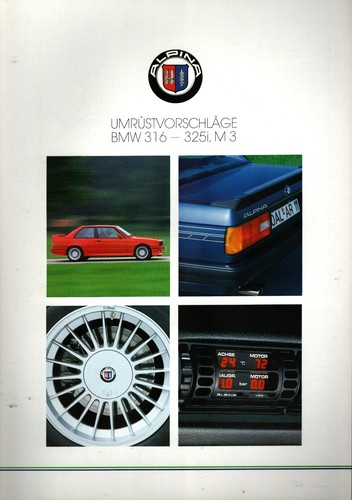 Prospekt tuning alpina - alpina, bmw