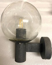 1 (von 4) Außenleuchte Wandlampe außen Bubbleglas