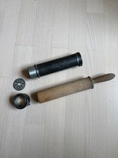 Sehr alte Kuchen / Dessert / Teig 'Spritze', Holzkolben