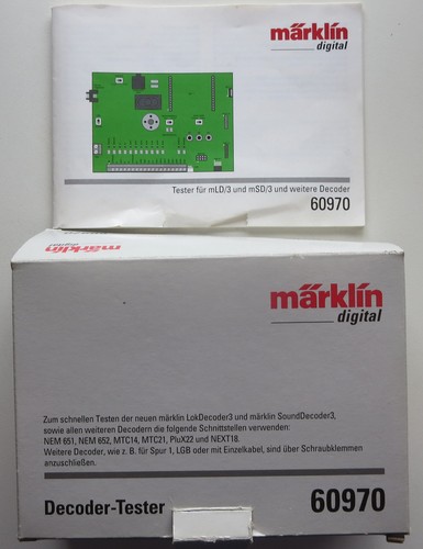 D176 märklin decodertester - märklin,
