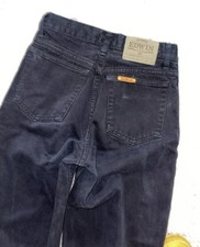 Edwin Newton Slim Damen Jeans Hose 80er 90er Karotte Legend W27 L32 Schwarz TOP