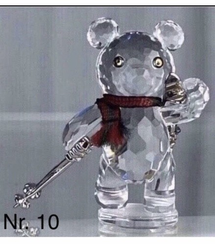 Swarovski kris bär figur mit - swarovski,