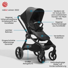 baby jogger Kinderwagen City Sights Rich Black 2022 Kinder Wagen Buggy Baby