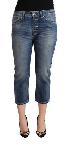 Dondup jeans knopfleiste blau - knopfleiste,