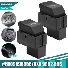 2X Fensterheberschalter Schalter 6X0959855B Für Seat VW Polo 6N2 Lupo Passat