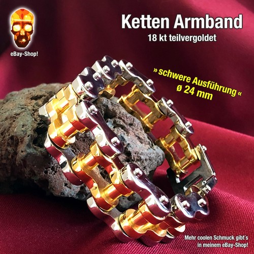 Herren armband poliert - mm,