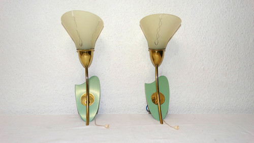 Origninal 50er wandlampe - wandlampe, paar