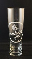 2 Krombacher Hell Gläser, Bierglas, 0,3 l, Kneipe, Party,  Bier, 2 Stück, Neu!