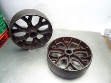 2 Stück  Gussräder Stationärmotor Eisenräder Gussrad Eisenrad  12+12=24kg