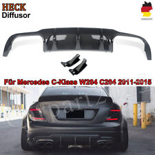 Heckdiffusor für Mercedes C-Klasse W204 Facelift Carbon Color ABS Diffusor 12-14