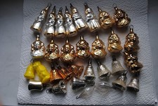 31 teile alter miniatur christbaumschmuck aus glas für federbaum