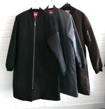 Damen Bomber Mantel lang uni