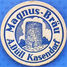 Alter Bierdeckel Magnus-Bräu