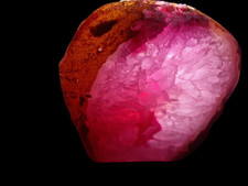 Achat-Geode-Teelichthalter