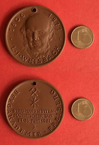 Ddr böttgersteinzeug medaille - böttgersteinzeug,