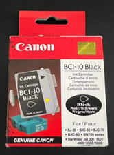 3er SET original Canon BCI-10 (Inhalt 3 Patronen) schwarz BJ-30 BJC-50 BJC-70