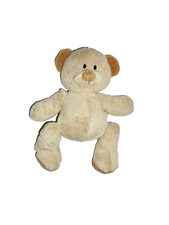 BÄR Teddy Teddybär Nicotoy beige u. braun 24 cm Plüschtier Stofftier Kuscheltier