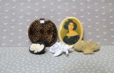 5 Vintage Modeschmuck Plastik