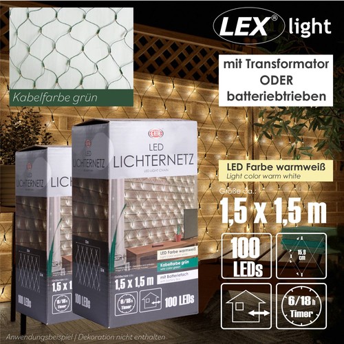 100er led lichternetz - 100er,