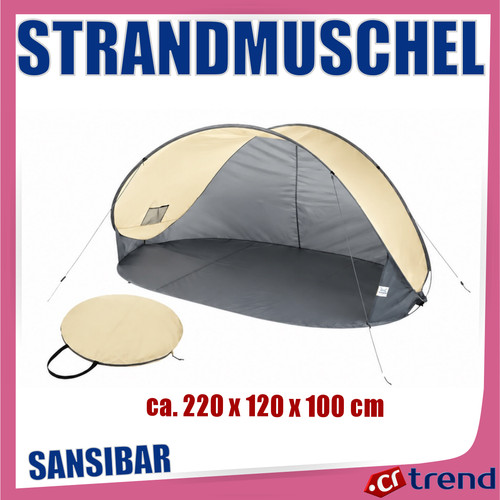 Sansibar pop strandmuschel - sansibar, pop-up
