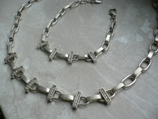 Orig. Esprit Schmuckset Collier und Armband Silber