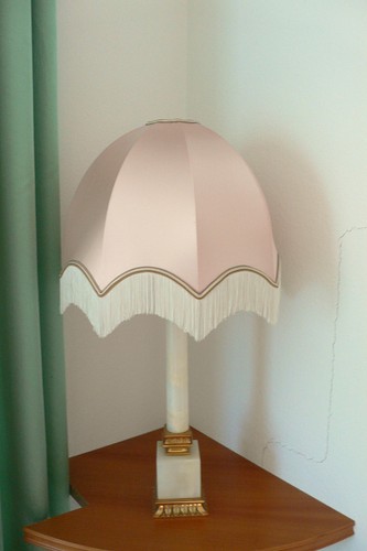 Edle tischlampe fuß - marmor, /