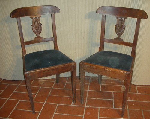 Paar orig biedermeier - 1,