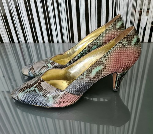 Schlangenleder pumps original - schlangenleder,