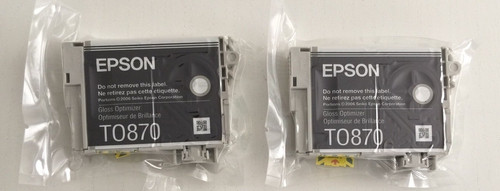 Original epson t0870 gloss - 2x,