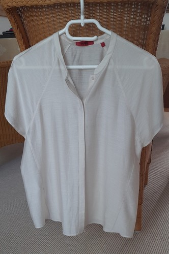 Hugo boss bluse cremefarben - hugo,