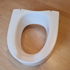 Etac WC-Sitzerhöhung 10cm hoch, 190kg belastbar, Sanitär, leicht & hygienisch