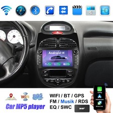 DAB+ Für Peugeot 206 206CC 2001-2008 Carplay 2+64G Android 14 Autoradio GPS NAVI