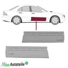  2x Reparaturblech Tür für Mercedes C-Klasse 2000-2007 W203 vorne niedrig / Paar