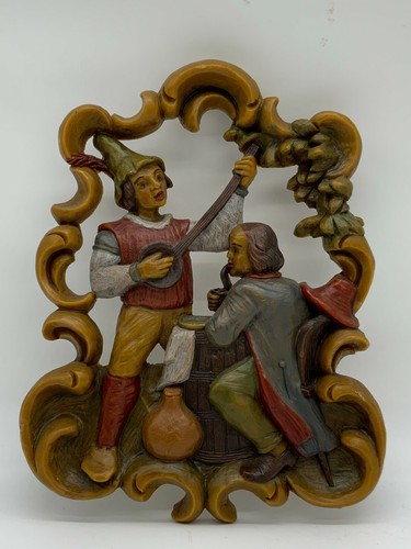 Wandrelief aus wachs wirtshaus - wandrelief,