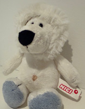 Nici Eisbär mit Kapuze ca. 15 cm Stofftier Kuscheltier weiß blaue Füße Bär