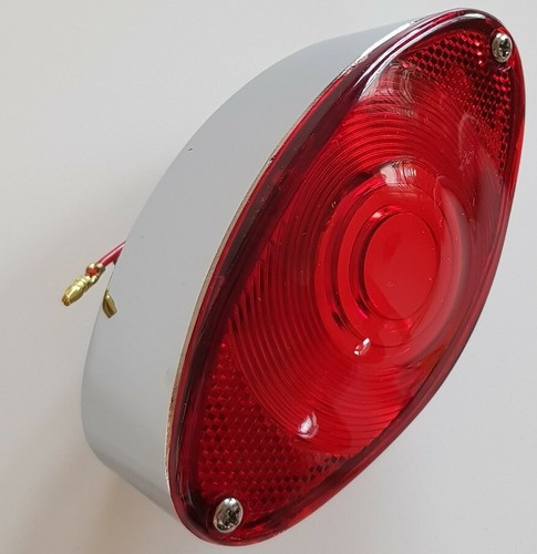Rücklicht cateye chrom metall - rücklicht,
