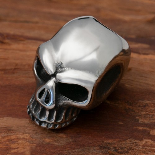 Bartperle edelstahl skull - bartperle,